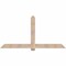 Ekena Millwork Eugene Smooth Timber Gable Bracket, Douglas Fir, 84"W x 42"H x 3 1/2"D x 5 1/2"F, 12/12 Pitch GBW084X42X0406EUG00SDF - alternate 1